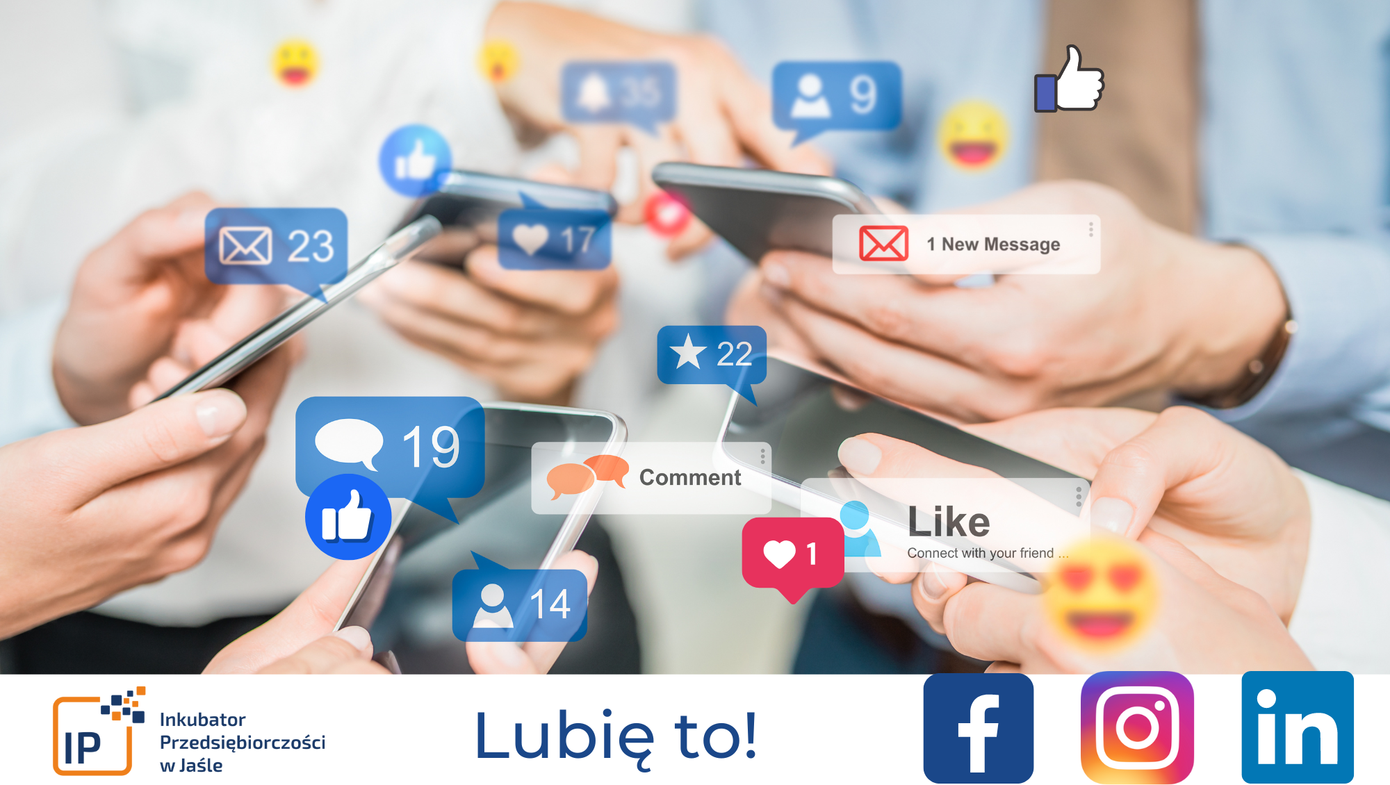Inkubator Przedsiębiorczości w Jaśle w mediach społecznościowych